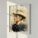 White (Framed Poster)