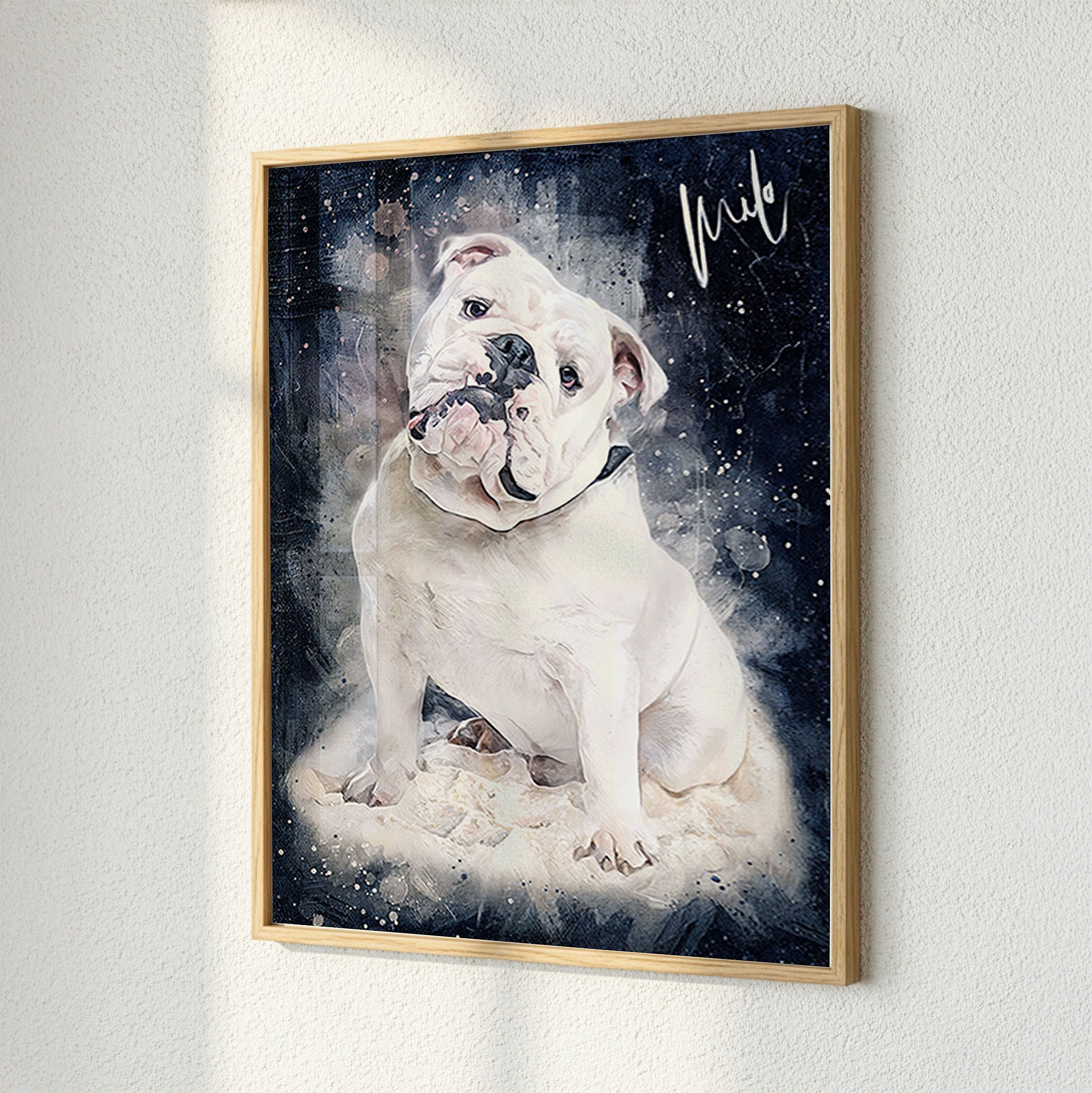 Custom Pet Portrait from Photo – Watercolour Fine Art Print | Dog, Cat & More Secondary image