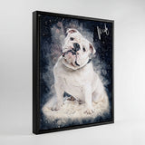 Black Wood Framed